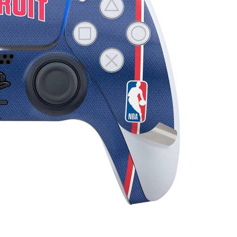 NBA Detroit Pistons Jersey PS5 Controller Skin